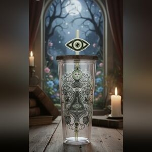 Disney The Haunted Mansion Glow-In-The-Dark Acrylic Travel Cup